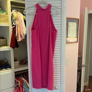 Trina Turk Vibrant Pink Midi Dress